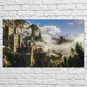 Плакат "Відьмак. Замок у тумані, Witcher", 35×60см