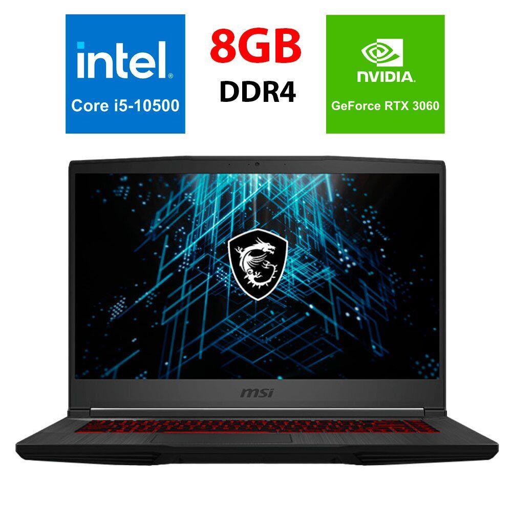 Ігровий ноутбук MSI GF65/ 15.6" (1920x1080)/ Core i5-10500H/ 8 GB RAM/ 512 GB SSD/ Geforce RTX 3060 6GB