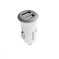 АЗУ Yoobao YB205 Car Charger (2 USB) ( 2.1 A) White