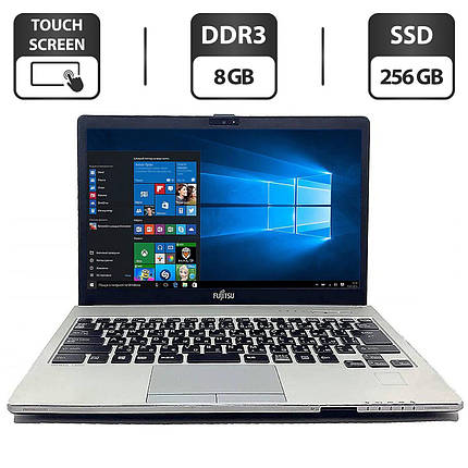 Ультрабук Б-клас Fujitsu LifeBook S935/ 13.3" 1920x1080 Touch/ i5-5300U/ 8GB RAM/ 256GB SSD/ HD 5500, фото 1