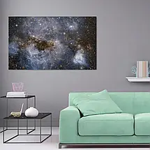 Плакат "Велика Магелланова Хмара, галактика, Large Magellanic Cloud", 36×60см, фото 2