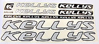 Наклейка Kellys на раму велосипеда, сірий (NAK025)