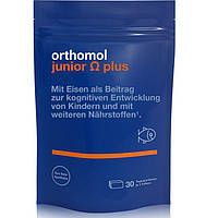 Вітамінний комплекс для дітей від 4 до 14 років Orthomol Junior Omega Plus (90 жувальних цукерок на 30 днів)