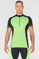 Велосипедна футболка Radical RACER SX чорний / зелений (RACER-SX-grey) — XXL