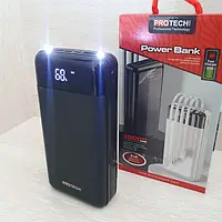 Power Bank ProTech 30000 мАч +Быстрая Зарядка.+Фонарь. Зарядный Повер Банк. Гарантия 24 мес.