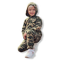 Зимний флисовый костюм детский Пиксель размер ( 116 см)