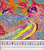Набір для вишивання за нанесеною на канву схемою "Van Gogh 2". AIDA 14CT printed, 47*26 см, фото 5