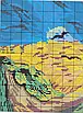 Набір для вишивання за нанесеною на канву схемою "Van Gogh 2". AIDA 14CT printed, 47*26 см, фото 4