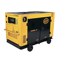 Генератор дизельный KDK12SCA3, трехфазный 230/400V, 50Hz, 12KVA, объем 26л