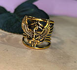 Кільце перстень із головою сокола, від студії LadyStyle.Biz, фото 2