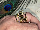 Кільце перстень із головою сокола, від студії LadyStyle.Biz, фото 3