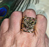 Кільце перстень із головою сокола, від студії LadyStyle.Biz, фото 10