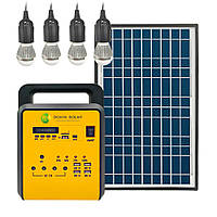 Сонячна домашня акумуляторна система Boxin, 18V/10W, Solar Panel, DC 12 V, USB 5V, FM Radio, MP3, Q4 від