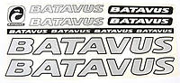 Наклейка Batavus на раму велосипеда сірий (NAK039)