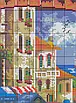 Набір для вишивання за нанесеною на канву схемою "Mediterranean path". AIDA 14CT printed, 43*36 см, фото 4