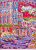 Набір для вишивання за нанесеною на канву схемою "Mediterranean path". AIDA 14CT printed, 43*36 см, фото 5