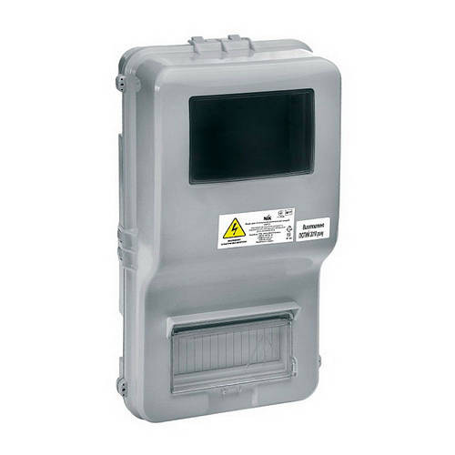 Коробка для однофазного счетчика Bilmax DOT.1 НИК серая (ID#2007754019 ...