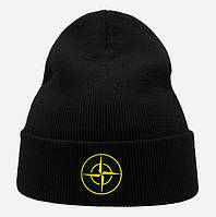 Зимняя шапка Stone Island / Шапка Stone Island темно-синяя