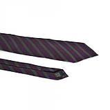 Краватка Чоловіча Фіолетова Сіра Смужка Gin-2184 KB, код: 2340832, фото 2