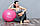 М'яч для фітнесу (фітбол) Power System PS-4012 Ø65 cm PRO Gymball Pink, фото 5
