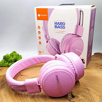 Накладные Bluetooth стерео наушники Deepbass R7 Pink