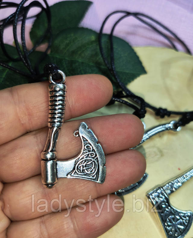 подвес Секіра Перуна от студии LadyStyle.Biz серьги кольца купить фианиты подарок украшения юбилей новый год
