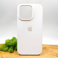 Матовый силиконовый чехол SILICONE CASE IPHONE 15 Pro Max White