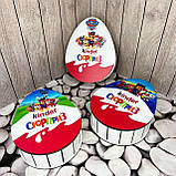 Кіндер сюрприз. Скринька "Щенячий патруль 1" Подарунок дитині. Розмір: 21*17*9 см, фото 3