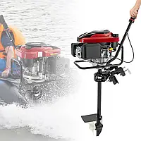 4-Stroke 8HP Outboard Motor Boat Engine Electric Outboard Motor for Inflatable Boats Fishing Boats