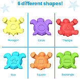 Математичний набір Тактильні черепахи (36 шт) від hand2mind, фото 4