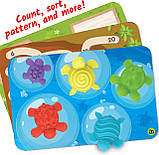 Математичний набір Тактильні черепахи (36 шт) від hand2mind, фото 5