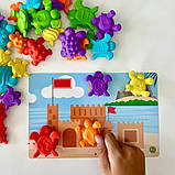 Математичний набір Тактильні черепахи (36 шт) від hand2mind, фото 8