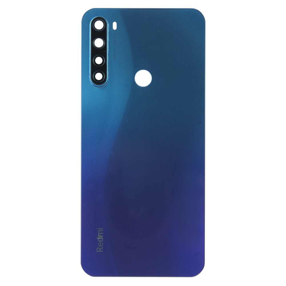 Задня частина корпусу Xiaomi Redmi Note 8 Blue (з склом камери), фото 1
