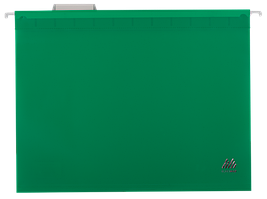 Файл Підвісний А4, пластиковий, чорнийВМ.3360-01 Зелений