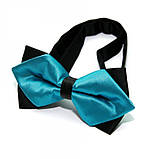 Краватка-Метелик Діамант Бірюзово-Блакитна Bgd-6201 KB, код: 2339565, фото 2