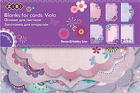 Заготівля для листівок "Viola" 10.2*15.3 см (ZB.18203-AF)