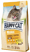 Корм для взрослых котов для выведения комков шерсти Happy Cat Minkas Hairball Control 1.5 кг GB, код: 8111914