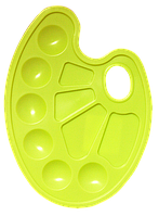 Палитра для рисования на 10 ячеек, желтая, KIDS Line (ZB.6920-08)