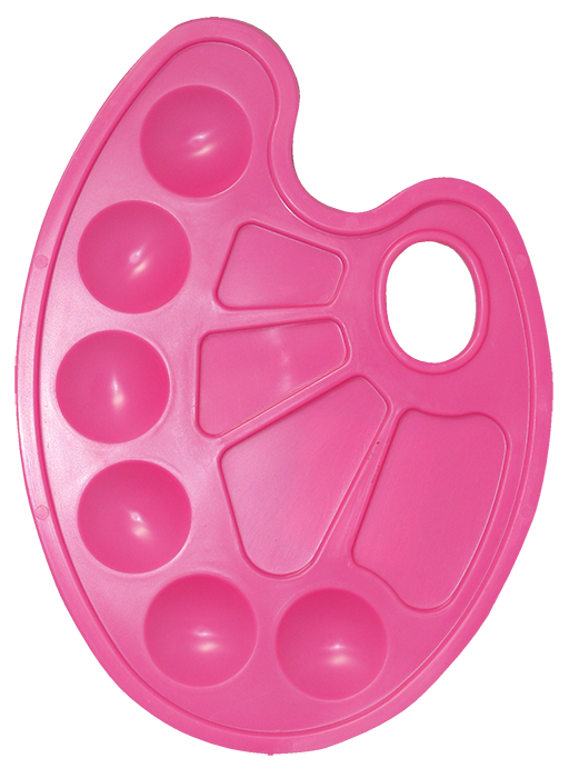 Палітра для малювання на 10 клітинок, рожева, KIDS Line (ZB.6920-10)