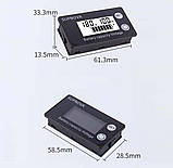 Індикатор рівня акумулятора 8-100 В білий екран, фото 3