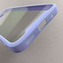 Чохол для Motorola E40 прозорий з бортиком для камери чохол на телефон моторола е40 бузковий k6h, фото 3