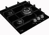 Варильна поверхня Три конфорки 45 см. Газова Luxor RG 445 Praktic, фото 2