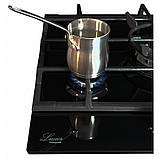 Варильна поверхня Три конфорки 45 см. Газова Luxor RG 445 Praktic, фото 5