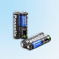 Батарейки пальчиковые Ponenlie LR06 (АА) 1,5 V, 4 шт/упаковка Кладовка