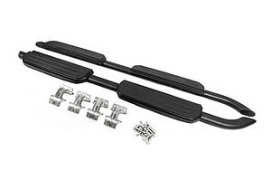 Бокові пороги OEM Black (для довгого, 2 шт) для Land Rover Defender 2019- рр