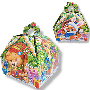 Упаковка для цукерок Новий рік 300 грам