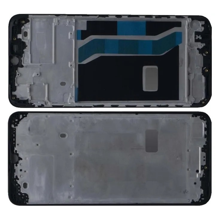 Рамка кріплення дисплея для телефону Realme C3 (2020) чорна