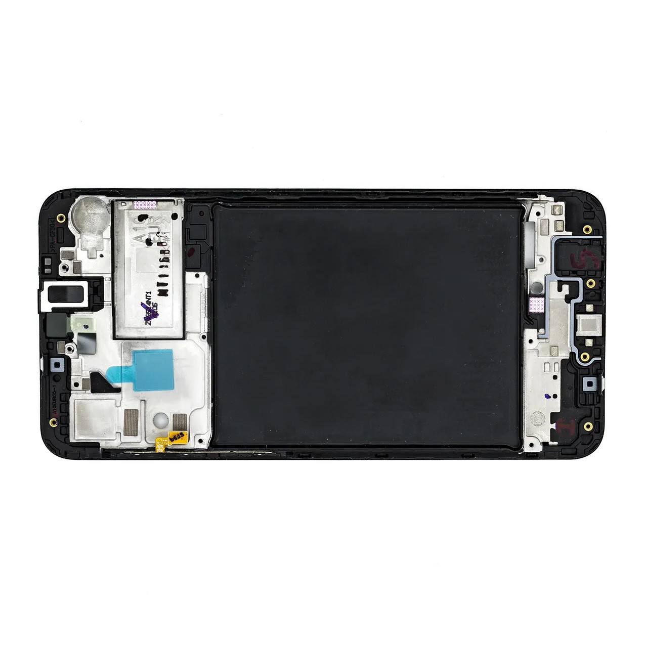 Рамка кріплення дисплея для телефону Samsung A105 Galaxy A10 (2019) Dual sim чорна