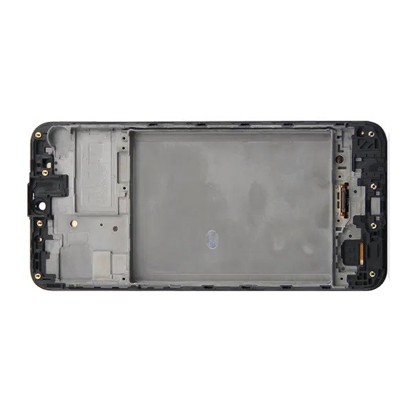 Рамка кріплення дисплея для телефону Samsung M215 Galaxy M21 (2020) чорна