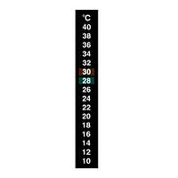 Термометр наклейка для акваріума 10-40C 13см, акваріумний градусник